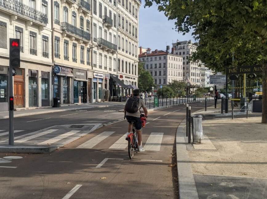 Photo de la Voie Lyonnaise 1 - quai Augagneur (Lyon 3)