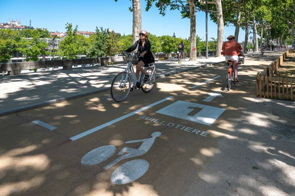 Photo de la Voie Lyonnaise 1 - Quai Claude Bernard (Lyon 7)