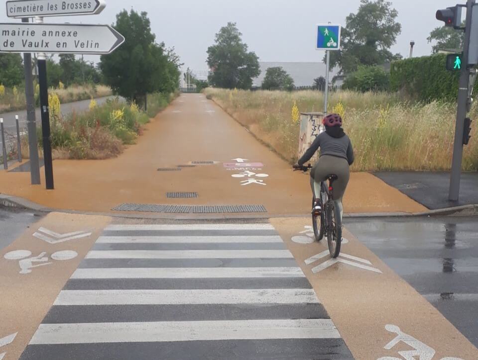 Photo de la Voie Lyonnaise 5 - Boulevard des Droits de l'Homme (Vaulx-en-Velin)